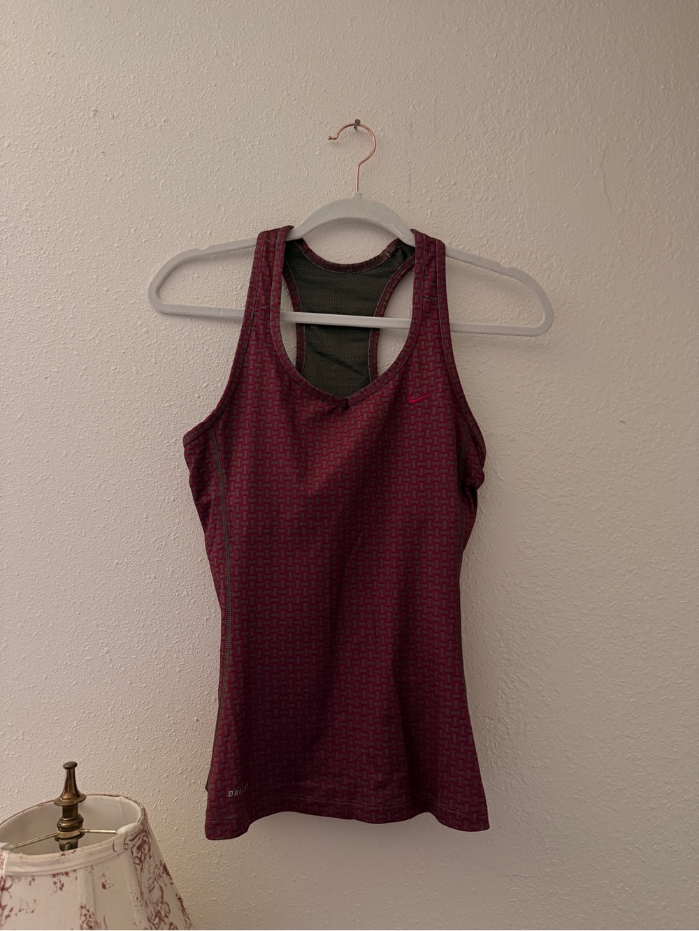 Nike Women's Maroon Racerback Tank Top